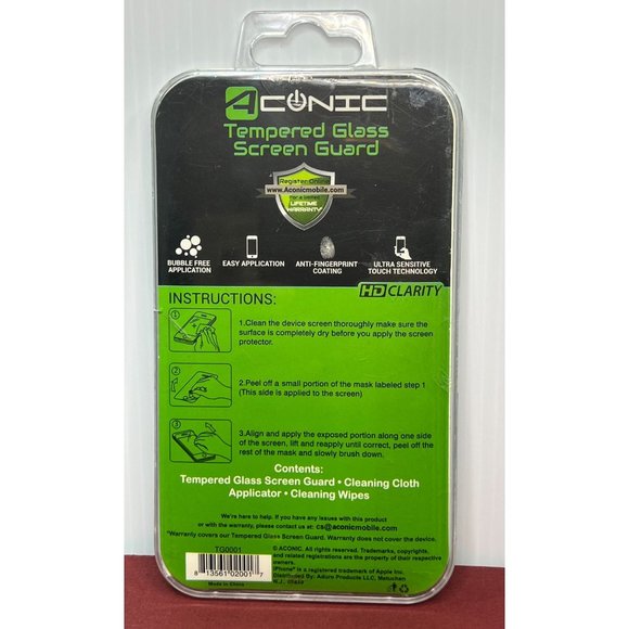 Aconic - HD Clarity Tempered Glass Screen Guard - Iphone 6/6S Plus - Picture 7 of 7